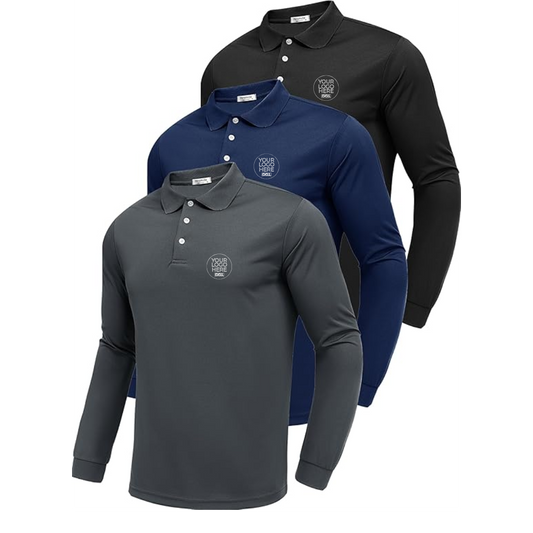 Cotton Long-sleeve Polo